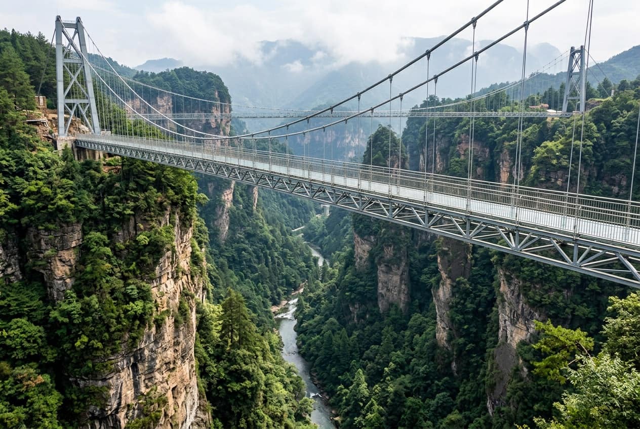 Grand Canyon Glass Bridge, Zhangjiajie, China — visitor guide