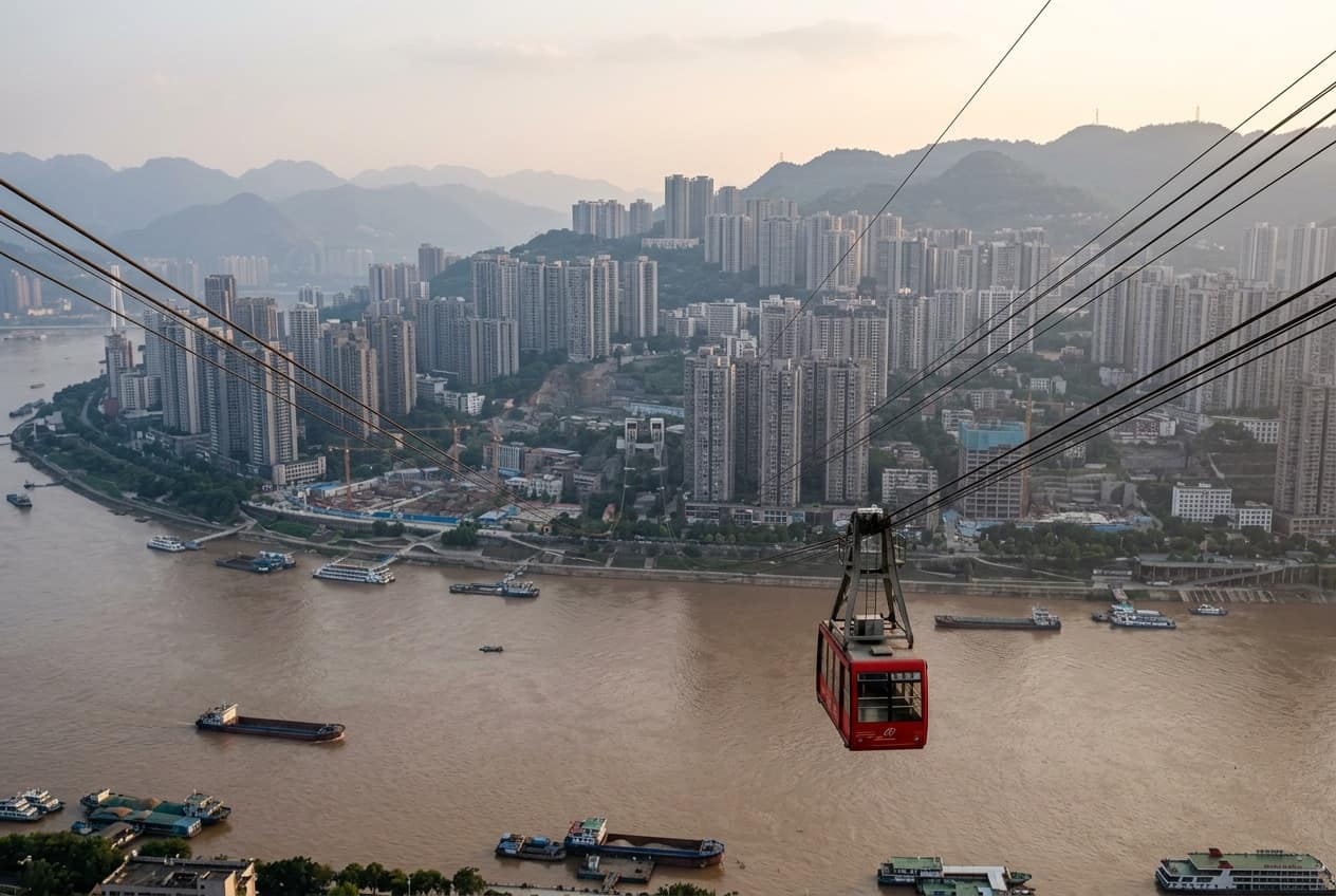 Yangtze River Cableway, Chongqing